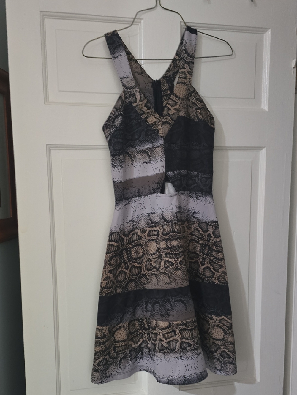 BUNDLE 3/$16. Jessica Simpson Snake Print Mini Dress in Black and Brown